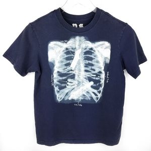 Childs Funny X-Ray T-shirt sz. L(12) blue